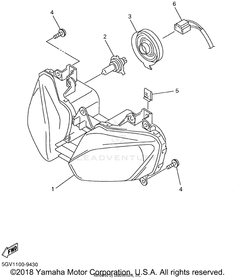 Headlight Schematic