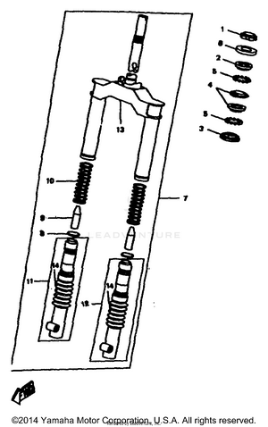 Front Fork Schematic