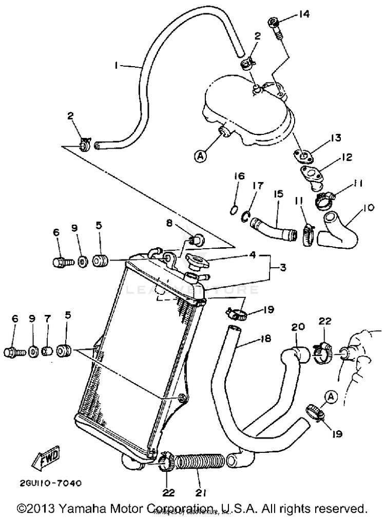 Radiator-Hose Schematic