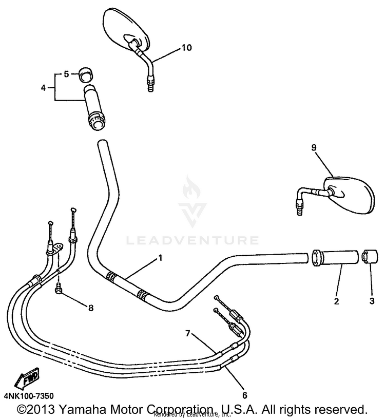 Steering Handle Cable Schematic
