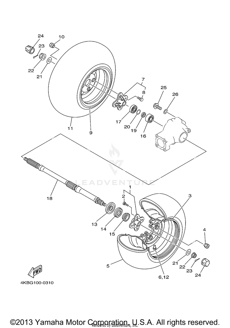 Rear Wheel Schematic