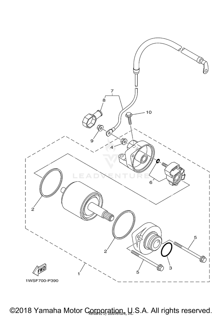 Starting Motor Schematic