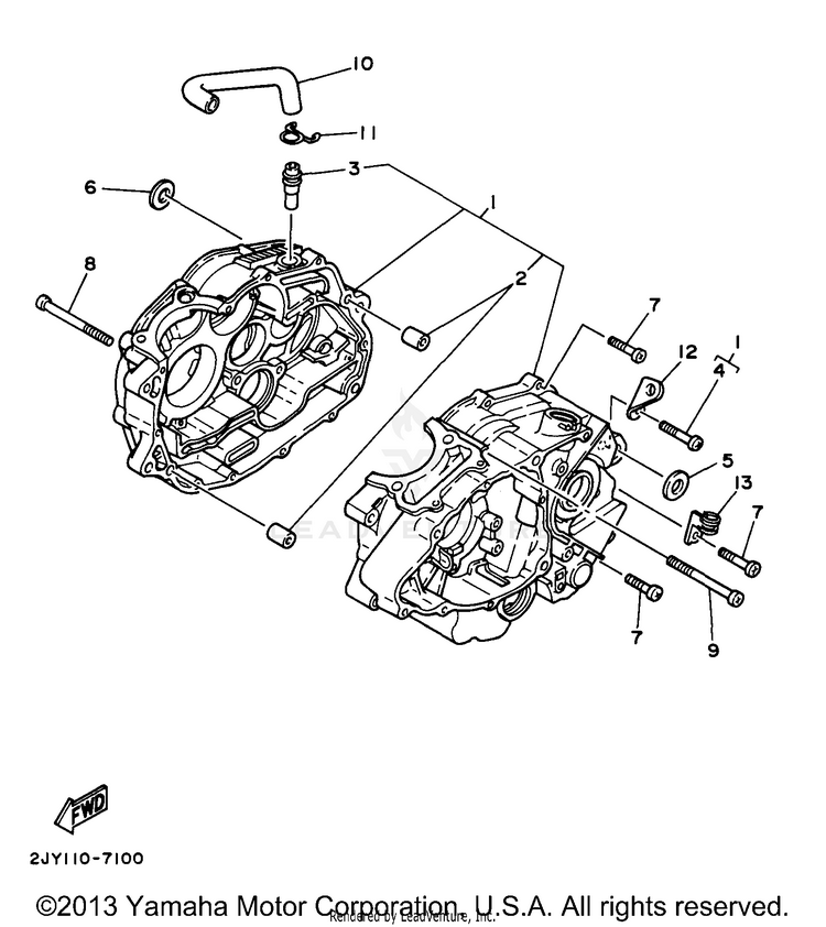 Crankcase Schematic