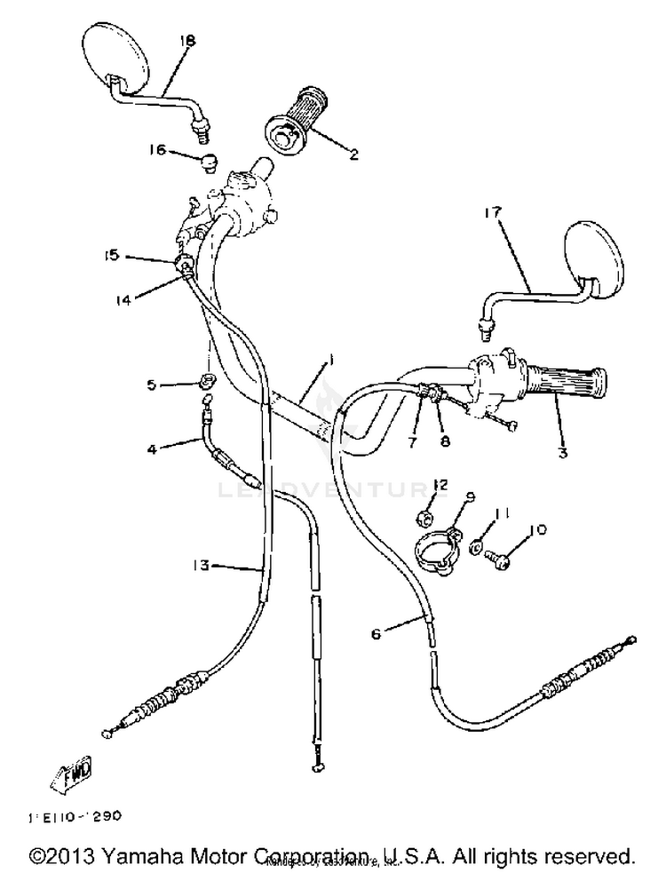 Handlebar Cable Schematic