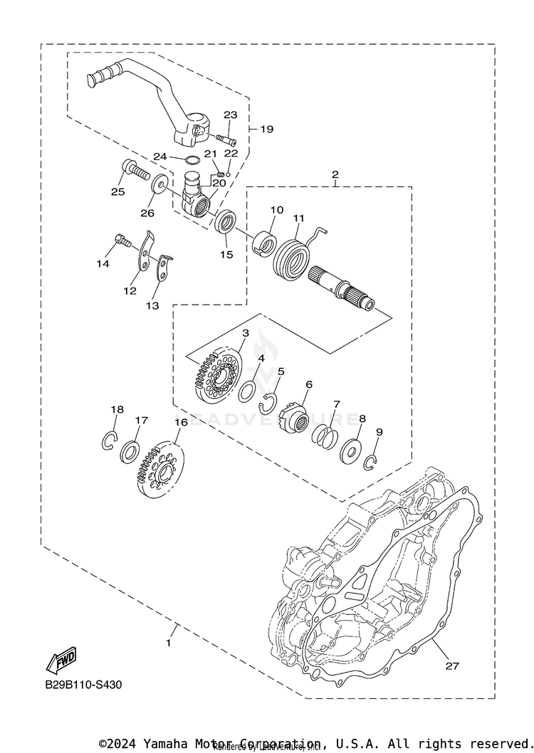 Parts Option Kick Starter Schematic