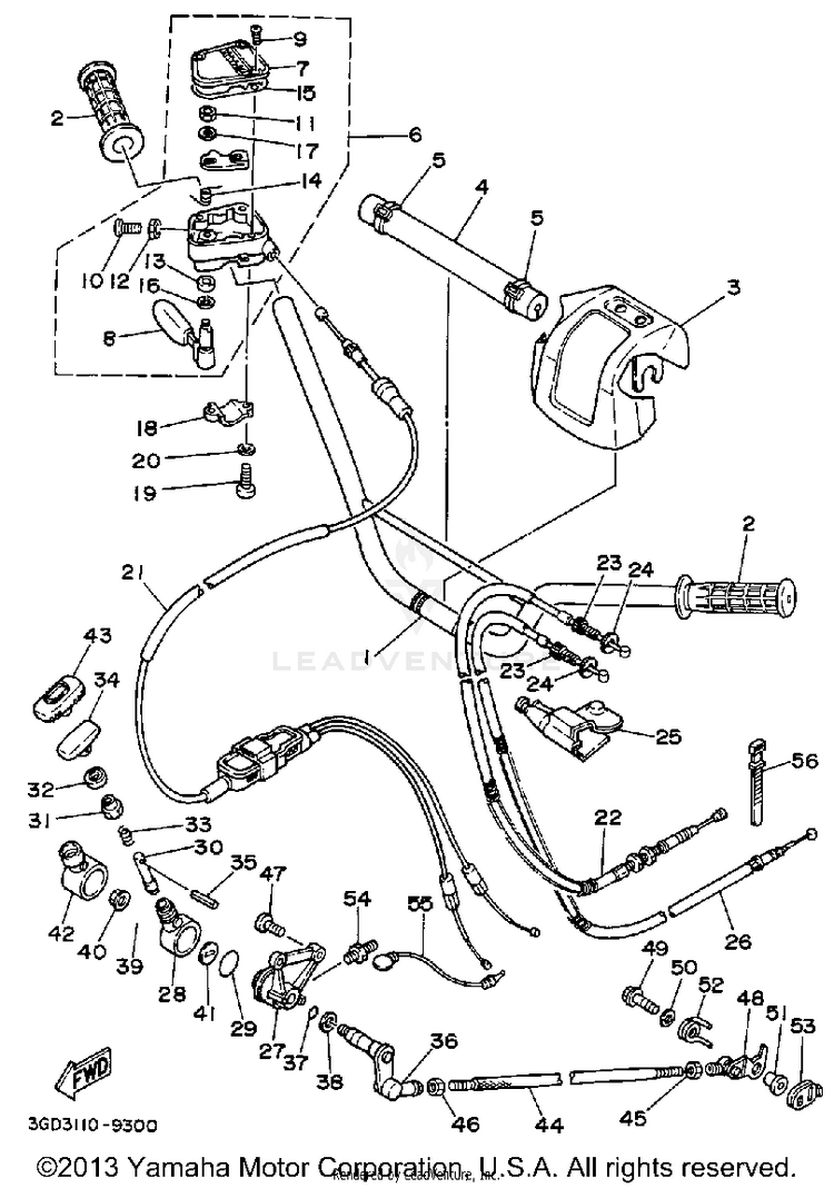 Handlebar-Cable Schematic