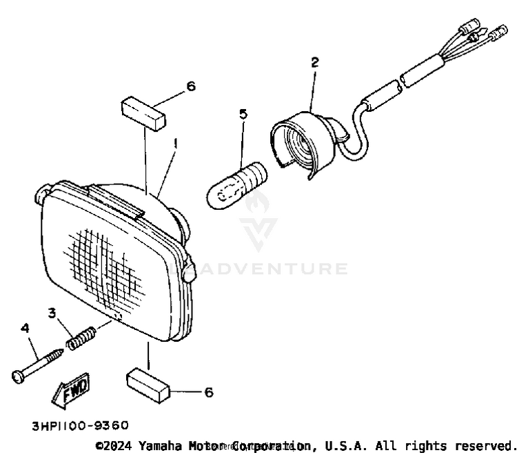 Headlight Schematic