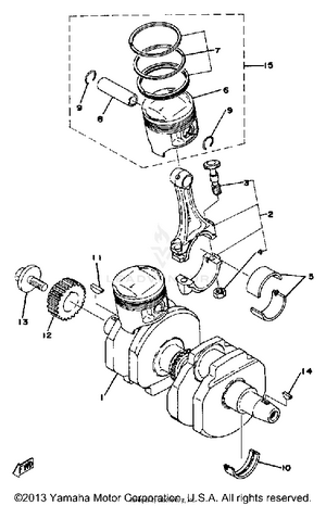 Crank Piston Schematic
