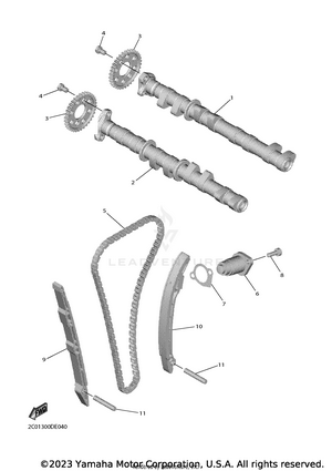 Camshaft Chain Schematic