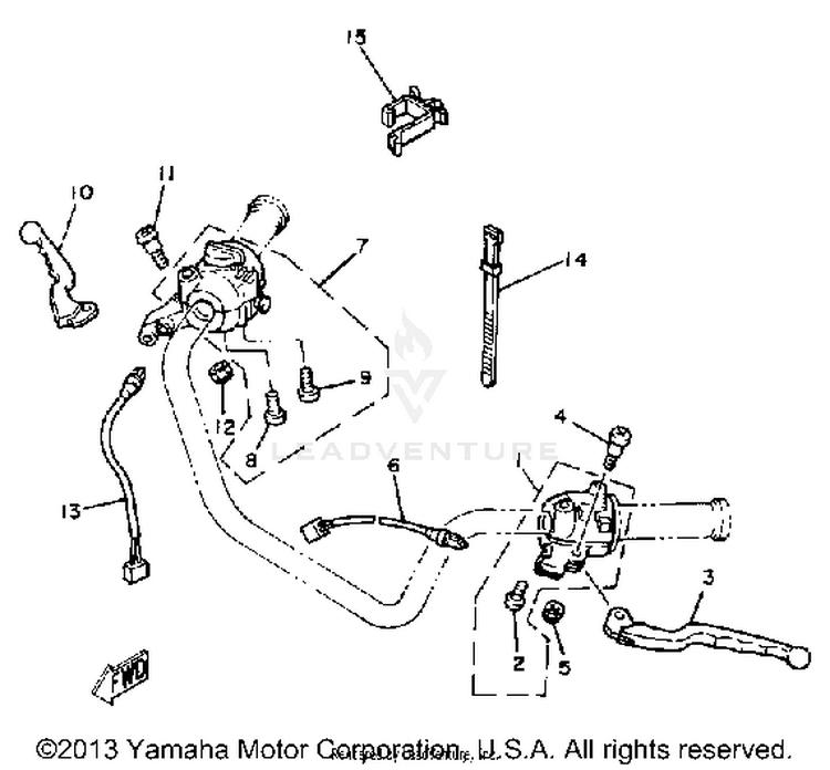 Handle Switch Lever Schematic