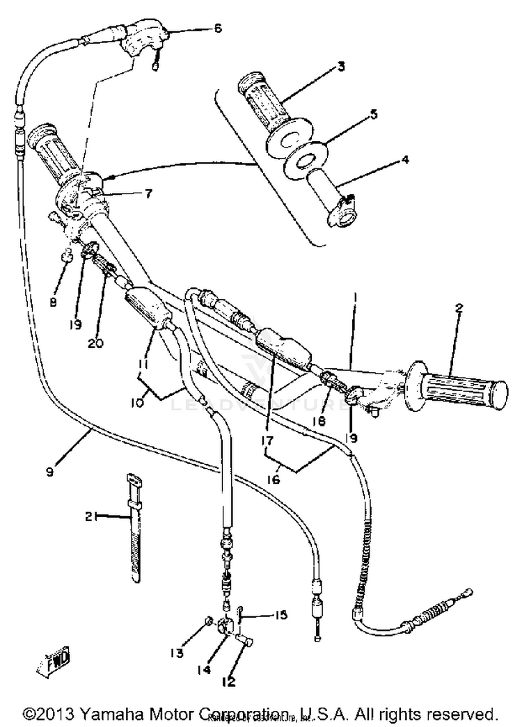 Handlebar-Cable Schematic