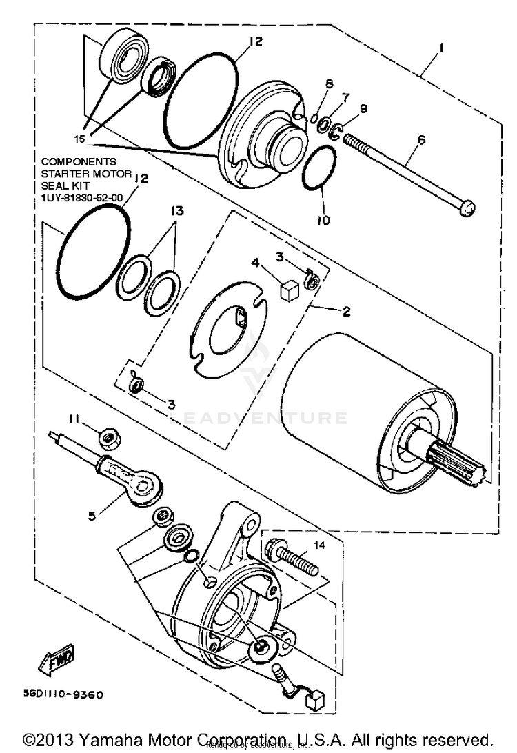 Starting Motor Schematic