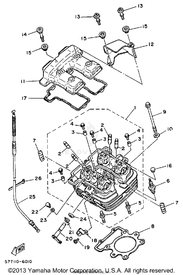 Cylinder Head Schematic