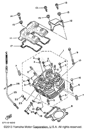 Cylinder Head Schematic