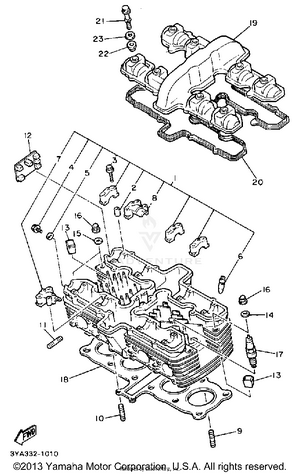 Cylinder Head Schematic