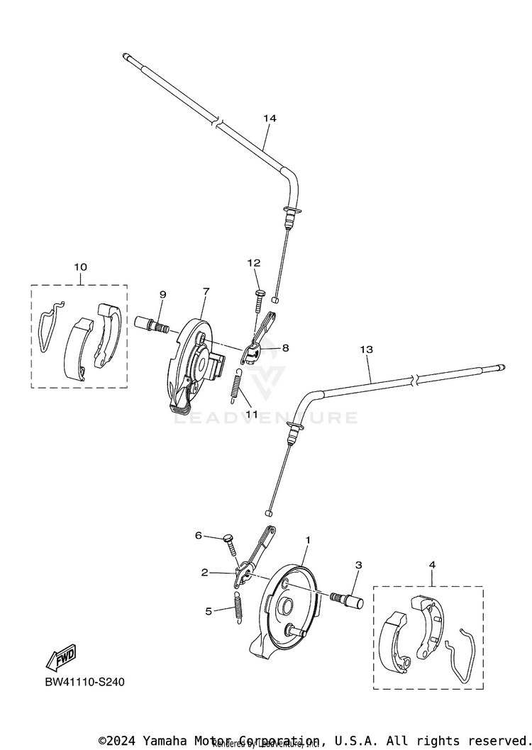 Front Brake Schematic