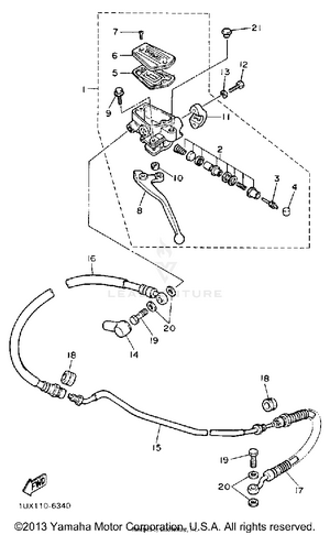 Front Master Cylinder 2 Schematic