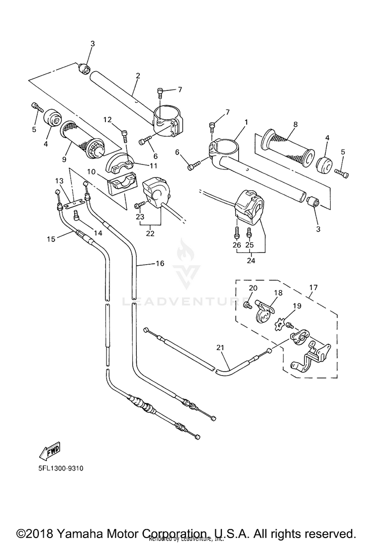 Steering Handle Cable Schematic