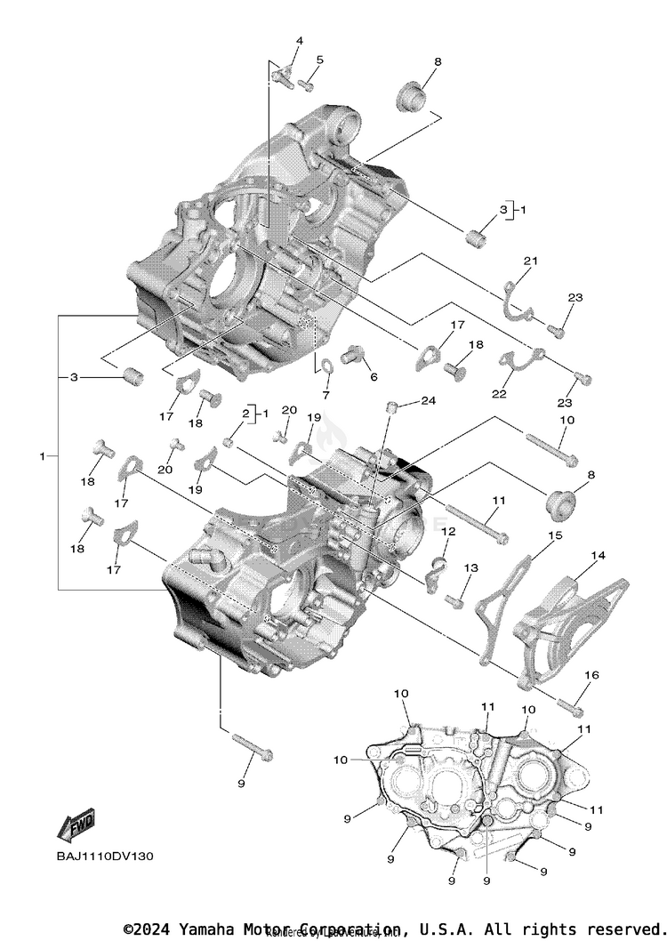 Crankcase Schematic