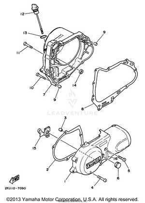Crankcase Cover 1 Schematic