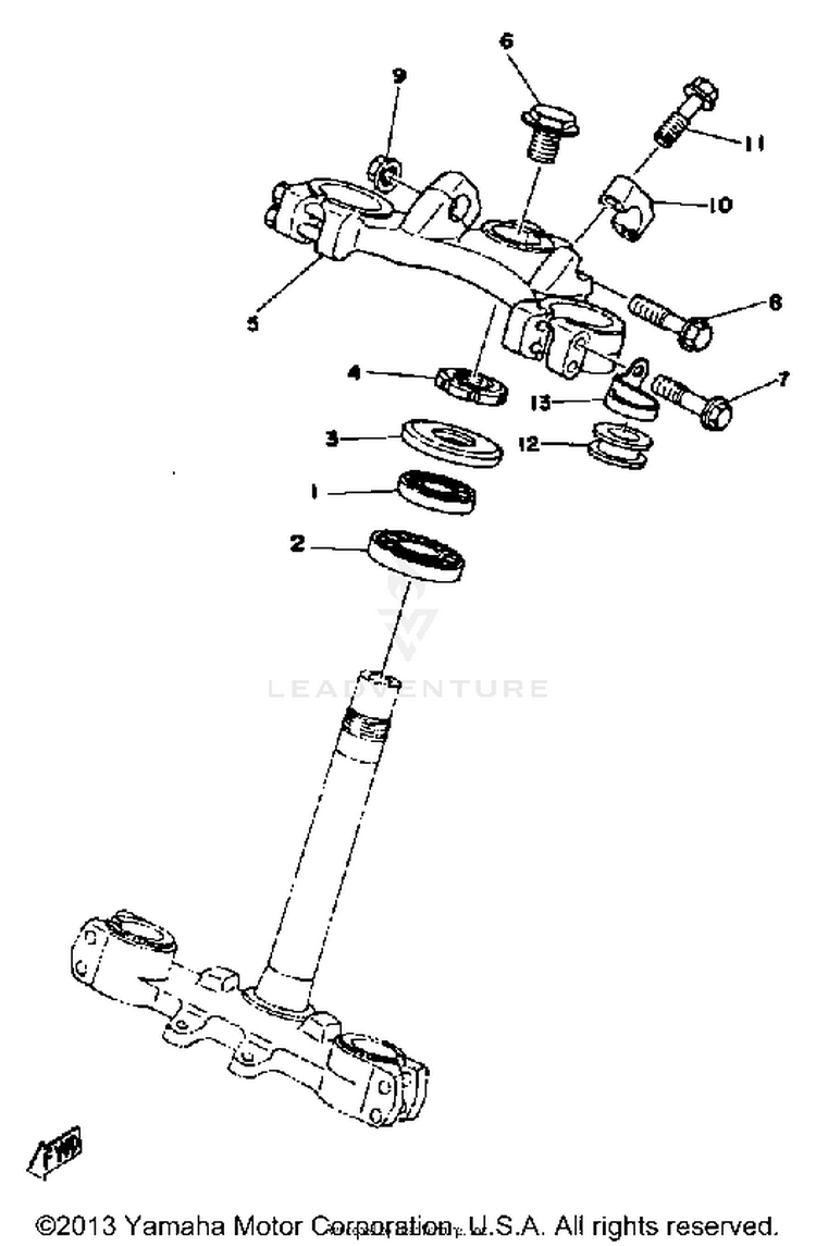 Steering Yz400d E Schematic