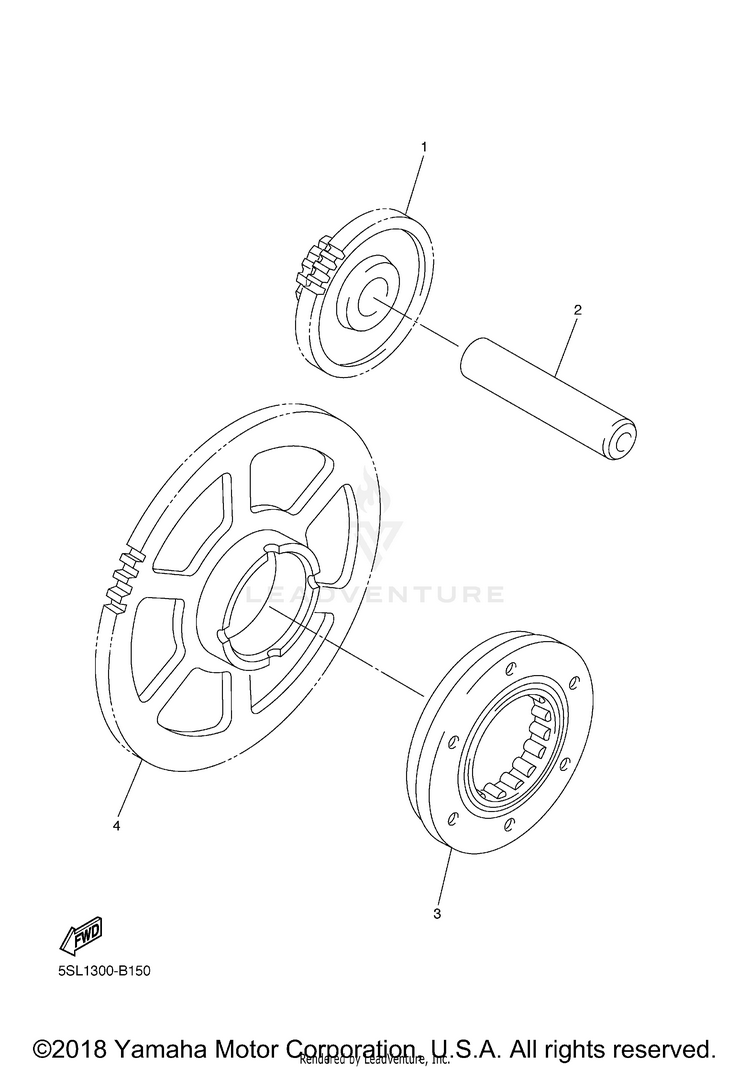 Starter FZ6R - FZ6RACO - 2011 Schematic