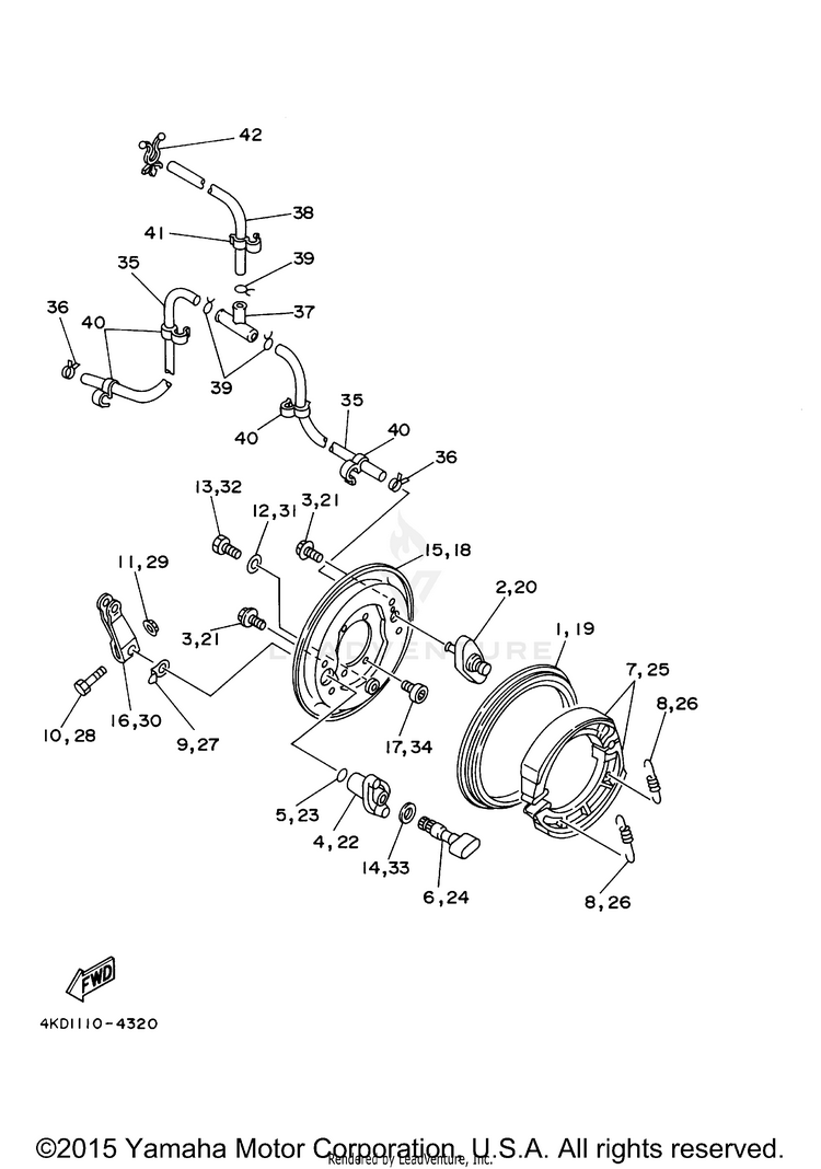 Front Brake Schematic