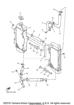 Radiator Hose Schematic