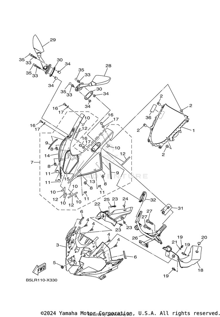 Windshield Schematic