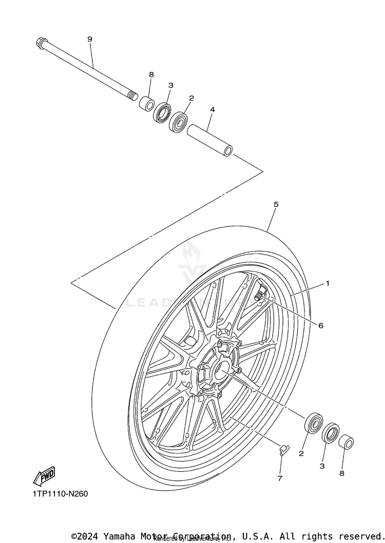 Front Wheel Schematic