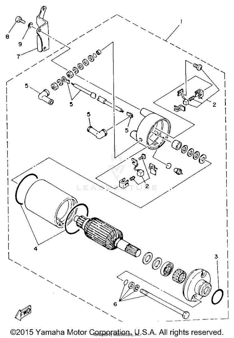 Starting Motor Schematic