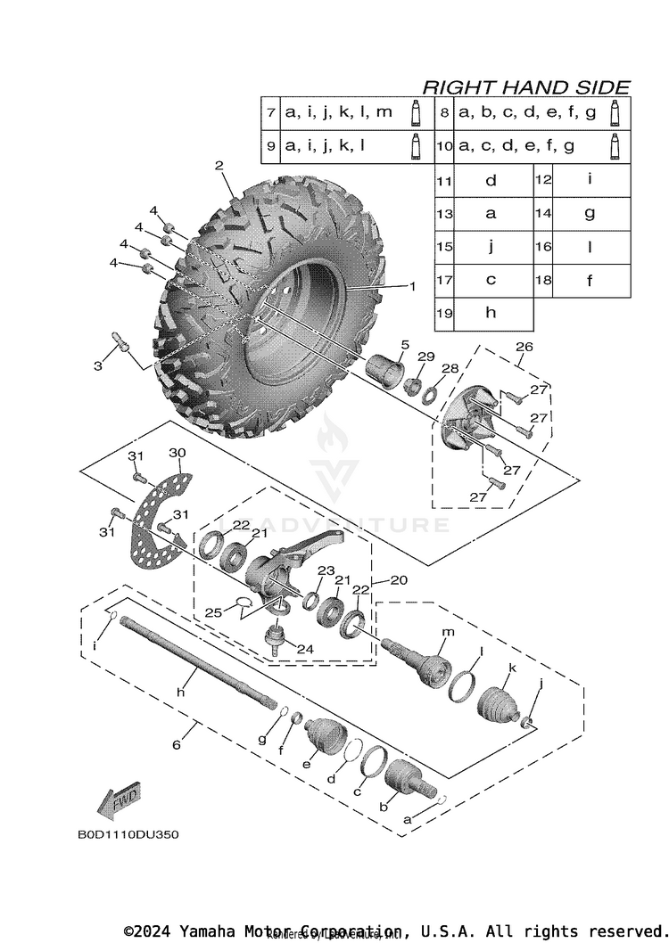 Front Wheel 2 Schematic