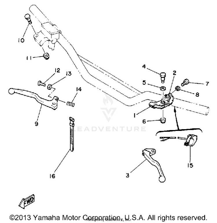 Handle Switch Lever Schematic