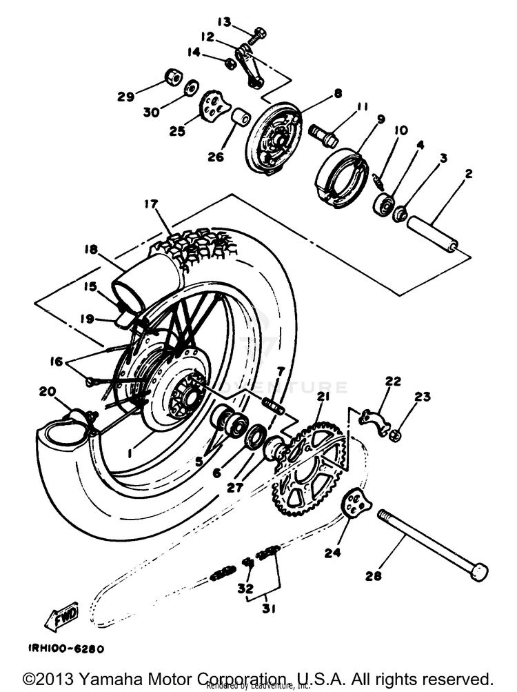 Rear Wheel Schematic