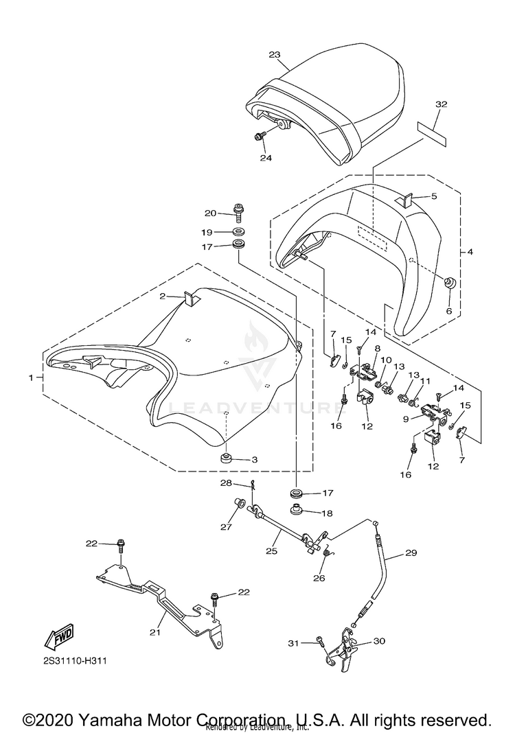 Seat Schematic