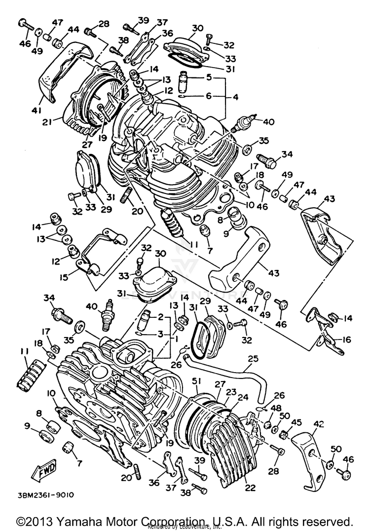 Cylinder Head Schematic