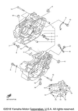 Crankcase Schematic