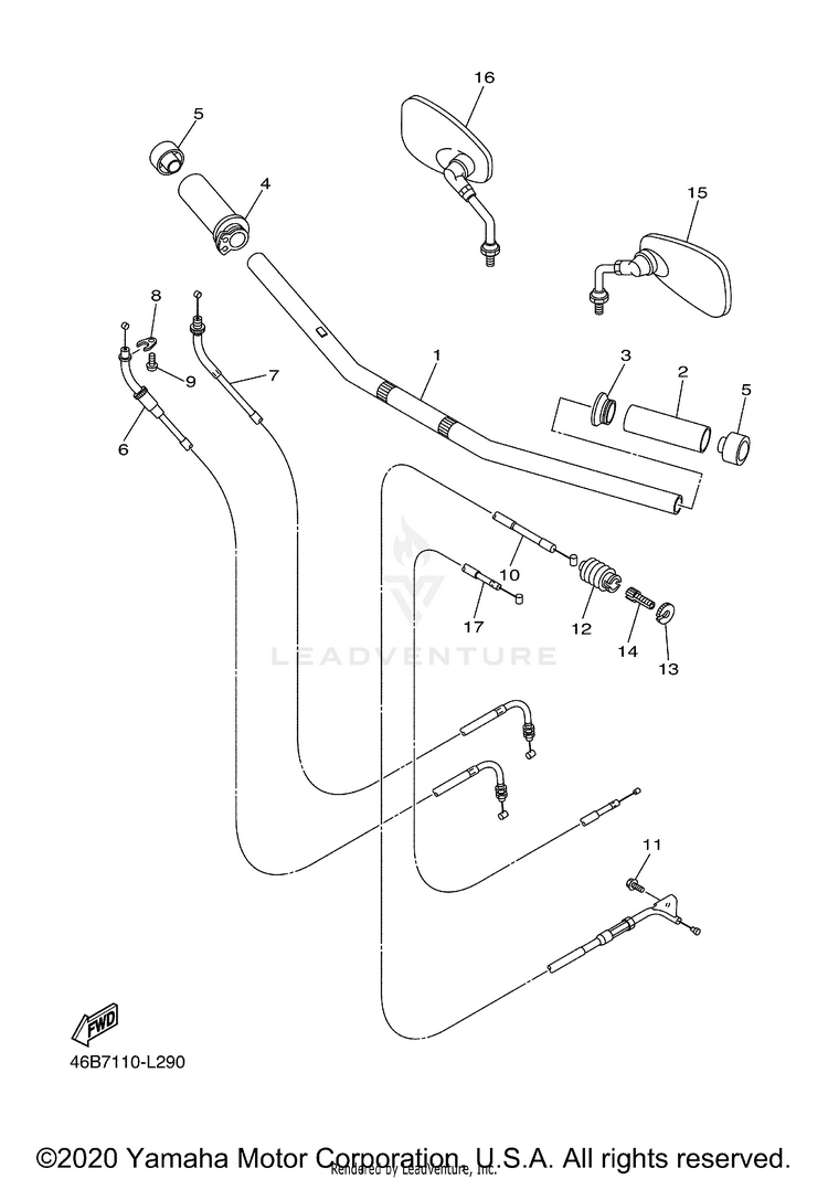 Steering Handle Cable Schematic