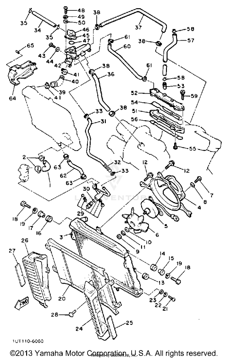 Radiator Hose Schematic