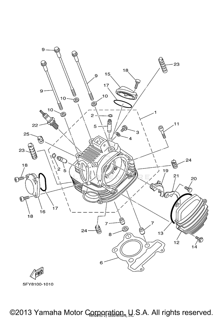 Cylinder Head Schematic