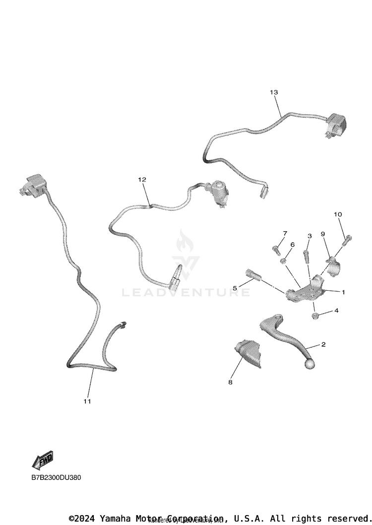 Handle Switch & Lever Schematic