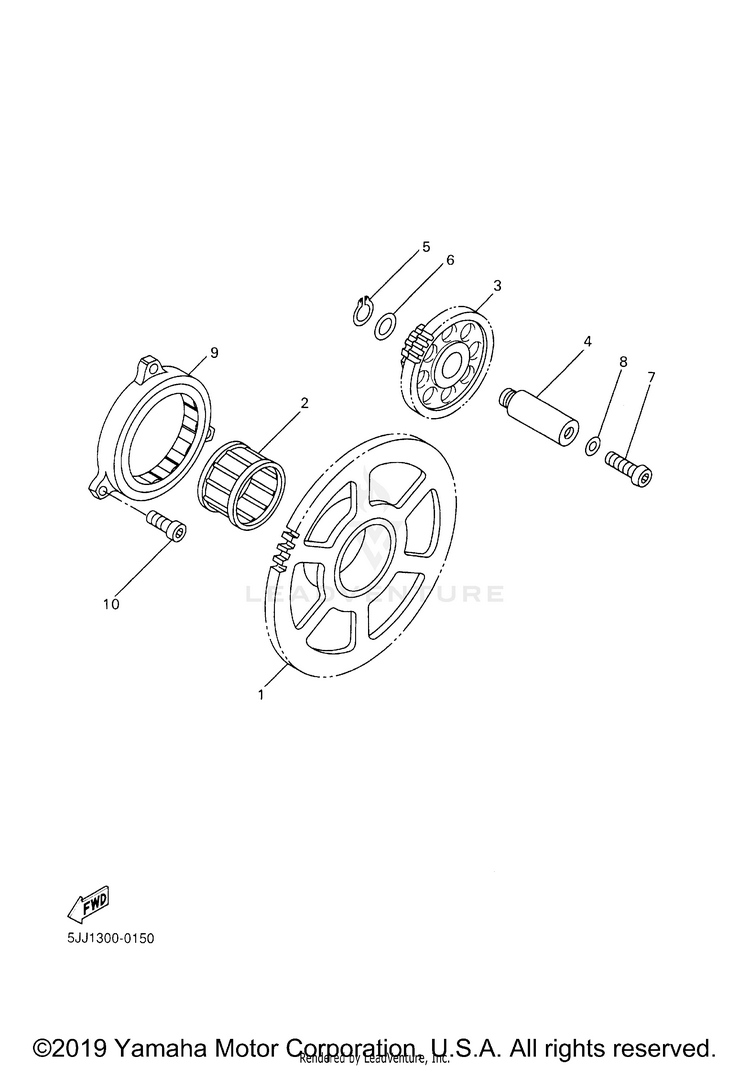 Starter R1 - YZFR1RC - 2003 Schematic