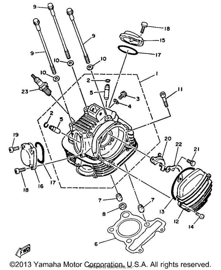 Cylinder Head Schematic