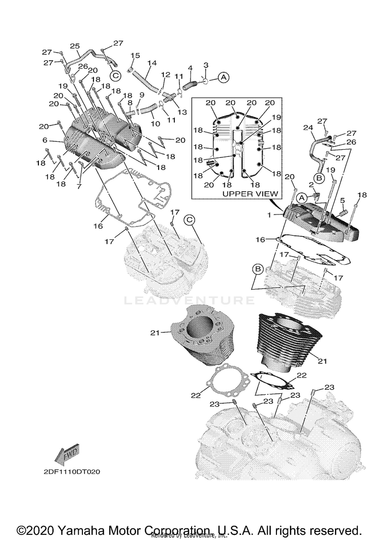 Cylinder STAR VENTURE - XV19FML - 2021 Schematic