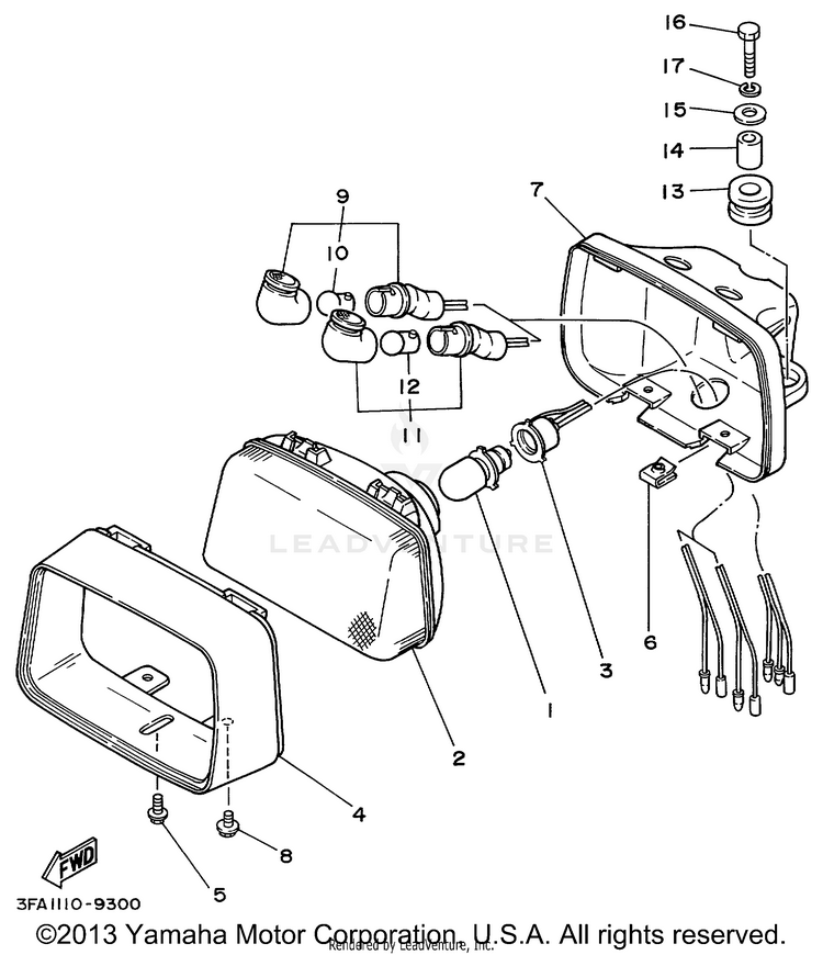 Headlight Schematic