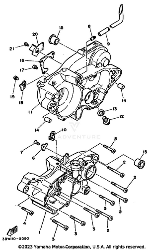 Crankcase Schematic