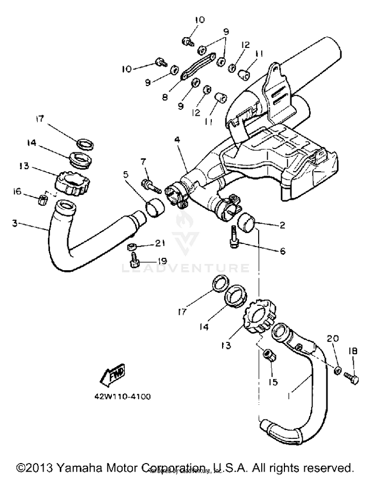 Exhaust Xv700cs Ct Schematic