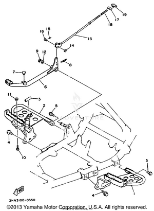 Stand - Footrest Schematic