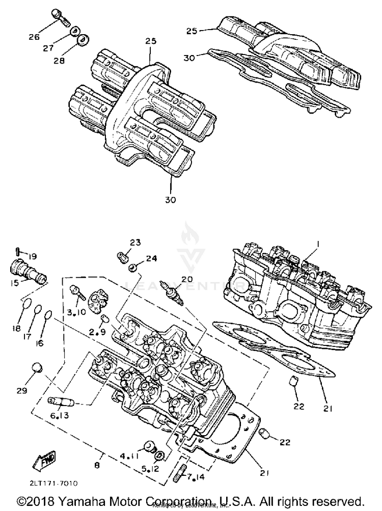 Cylinder Head Schematic