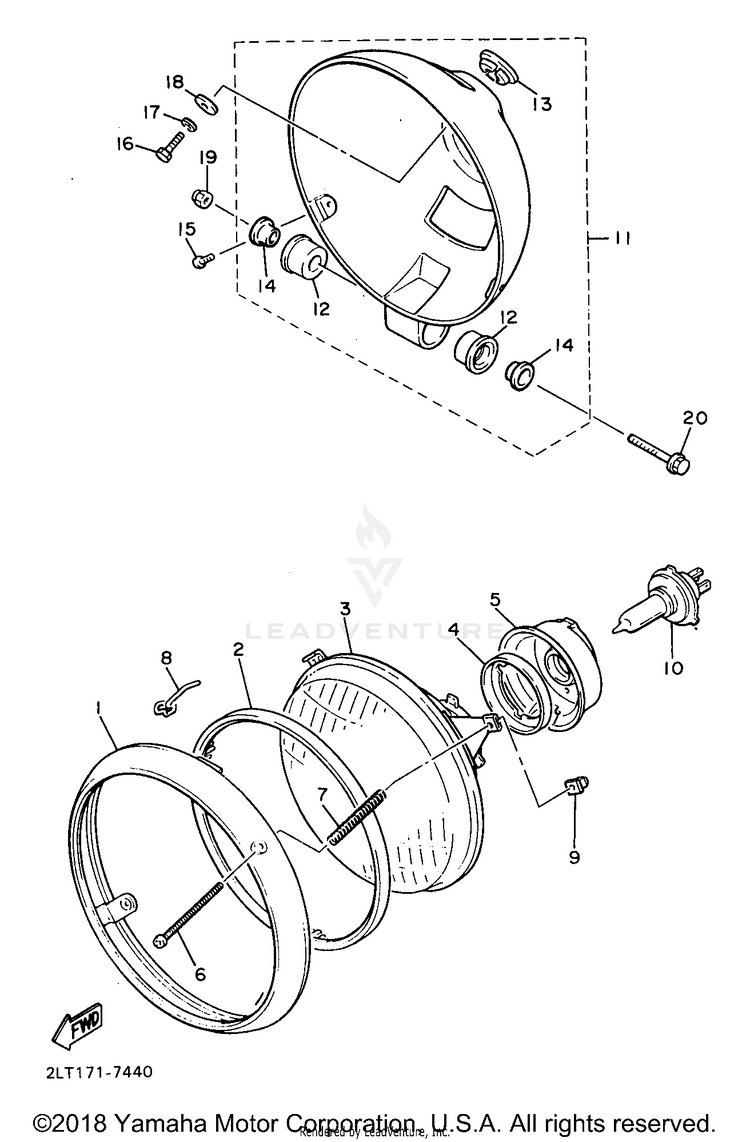 Headlight Schematic